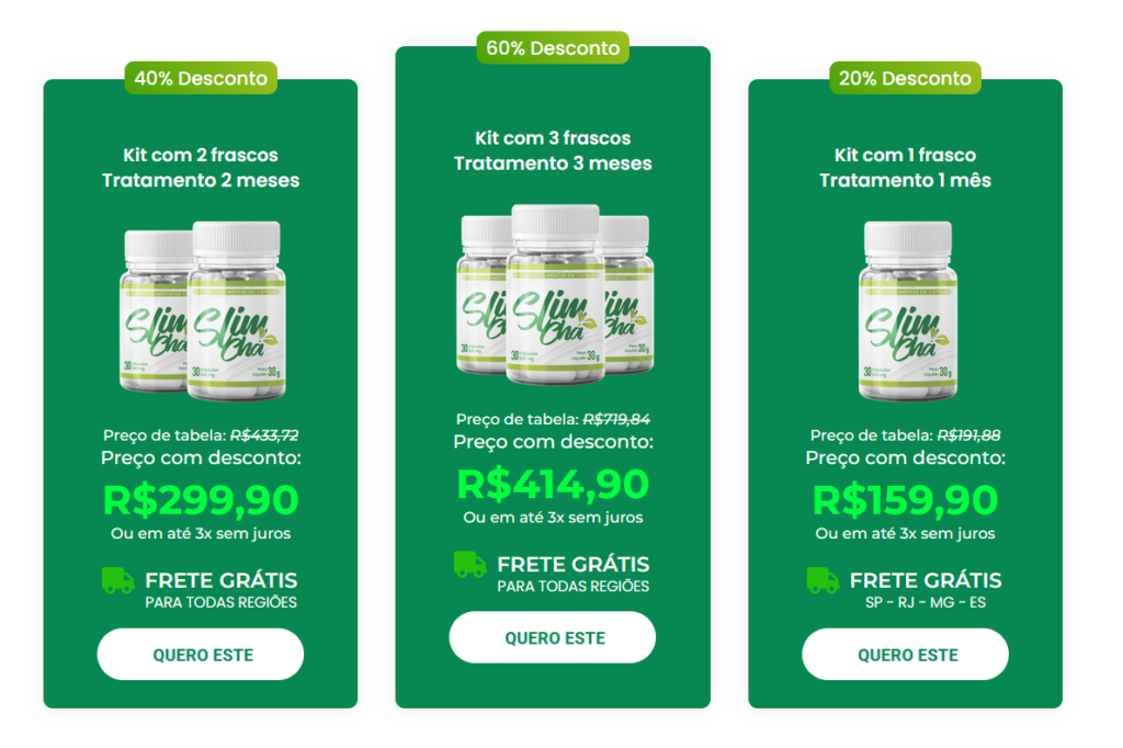 SlimChá loja oficial